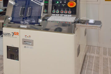 The newly installed Takano particle measuring system in the IMS CHIPS cleanroom.