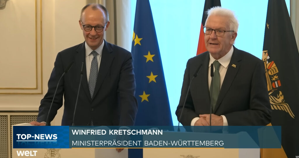 Chancellor Merz and Prime Minister Kretschmann